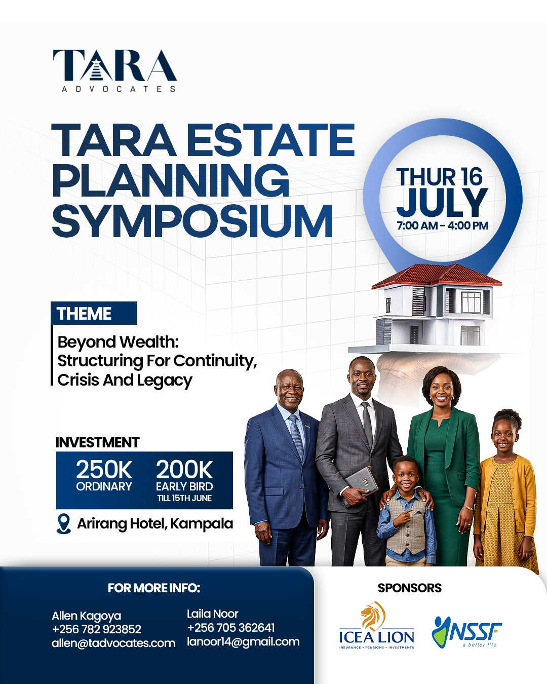 Real Estate Planning Symposium flyer